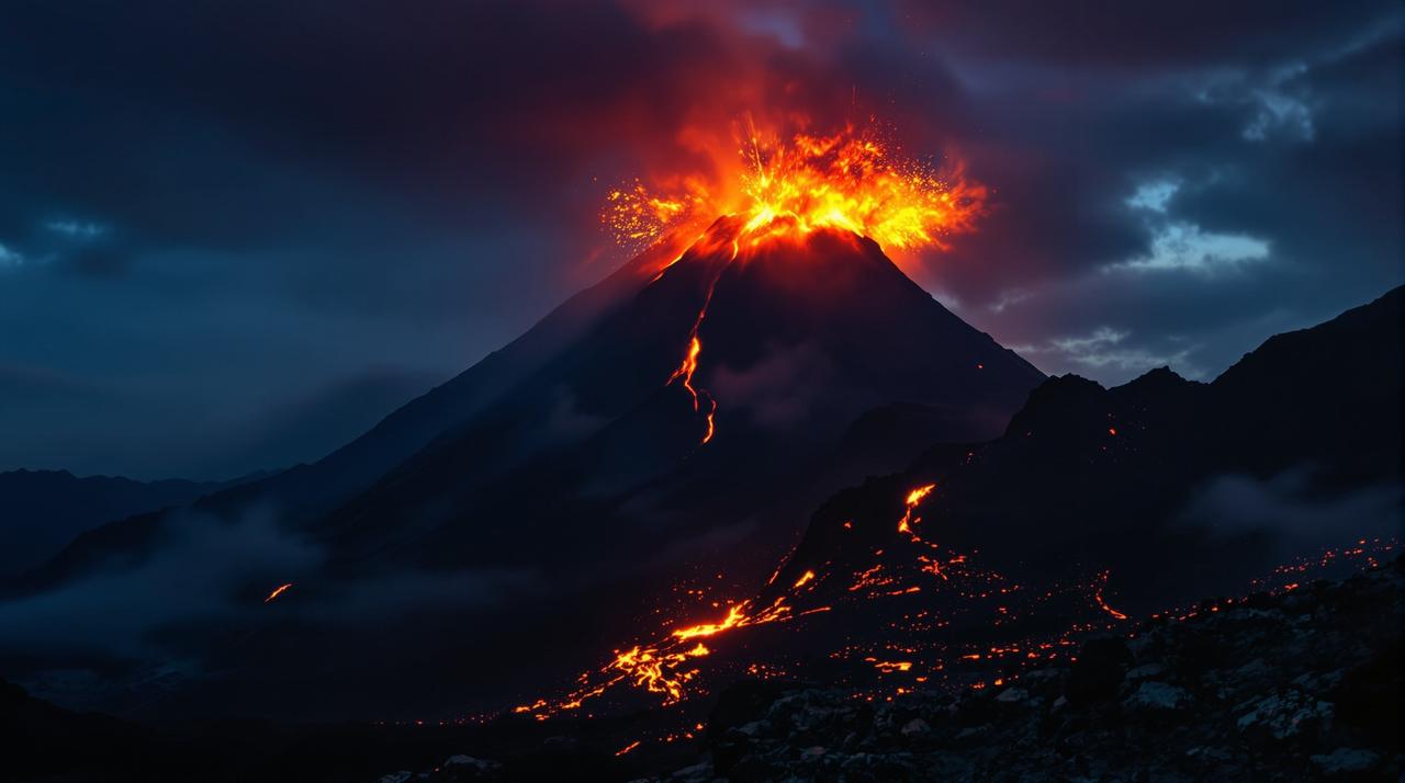 一级影视-一级影视HDR：火山爆发震撼实拍